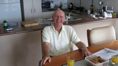 Bill, ktorého som spoznala pri venčení psov v cairnskom útulku. Veľmi vitálny a zlatý starček. 